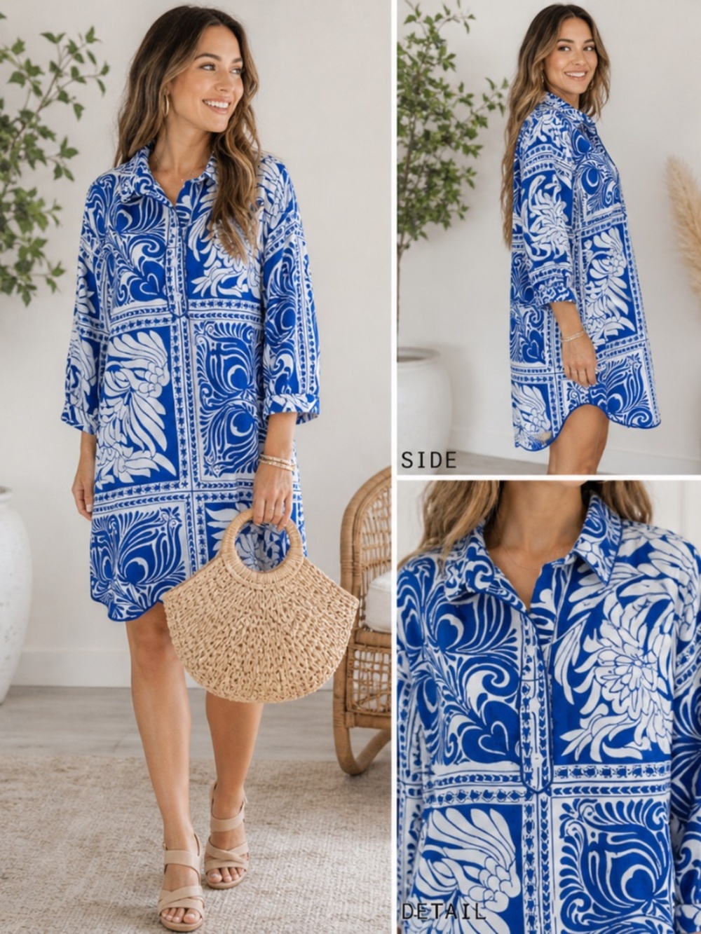 GiGio Coastal Bandana Print Dress / Cover-Up